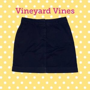 Vineyard vines navy blue a skirt size 10